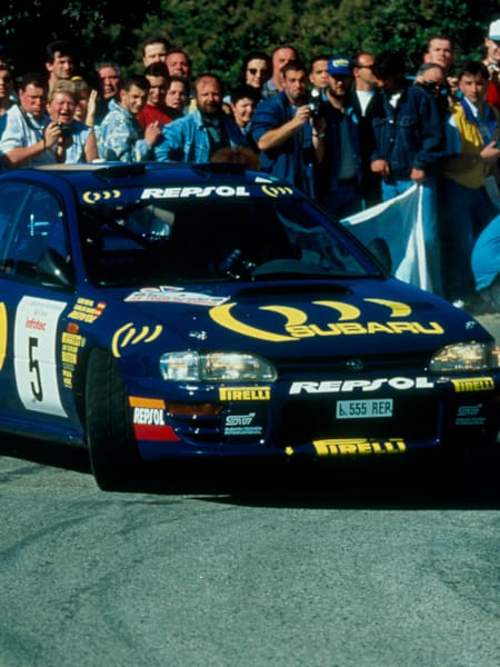 Carlos Sainz - Luis Moya, Subaru Impreza 555, Rally de Córcega de 1995.