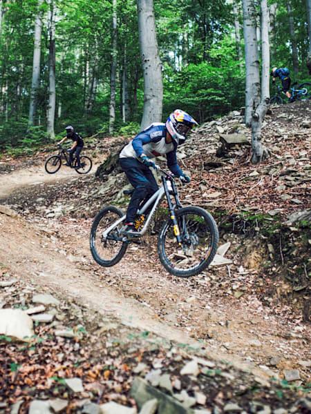 Red Bull Roof Ride - Bike Part Art