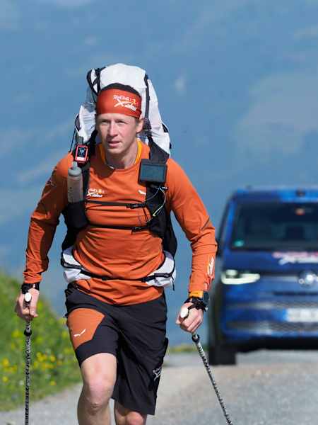 Juraj Koren (SVK) hiking during Red Bull X-Alps 2025