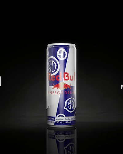 RED BULL PEACEMINUSONE CAN