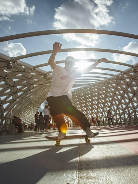 Skateboarding