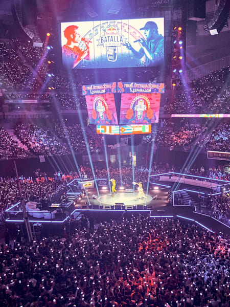 WiZink Center, the venue for the International Final of the Red Bull Batalla de los Gallos in Madrid, Spain on November 30 2019.