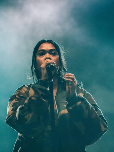 Amber Mark in haar element.