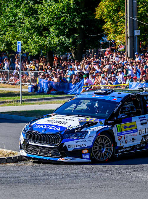 Czech local Adam Březík led proceedings at the end of Saturday