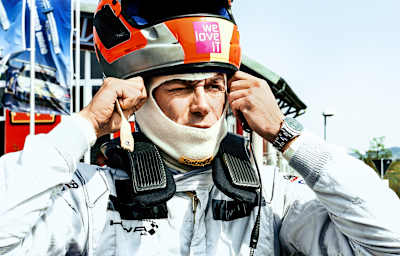 Safety first: record hunter Toto Wolff gets ready