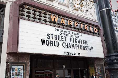The historic Warfield theatre in San Francisco