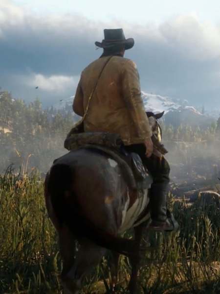 Una captura de pantalla promocional de Red Dead Redemption 2