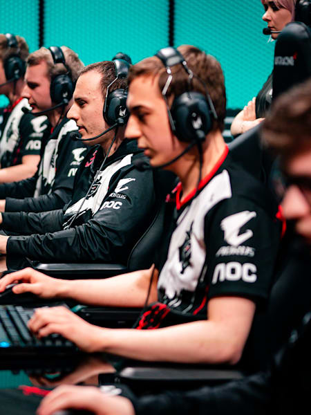 A picture of G2 Esports during the 2020 LEC Spring Split.