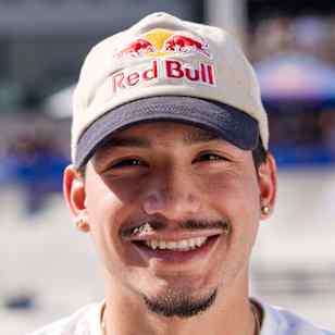 Angelo Caro poses for a portrait at Red Bull Drop In Tour in Santiago, Chile on 5 October, 2024. 