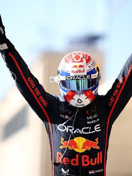 El piloto de Red Bull Racing Max Verstappen celebra tras el Gran Premio de F1 en Austin, Texas
