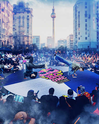 Promotional artwork for the 2026 Red Bull BC One Cypher in Germany.