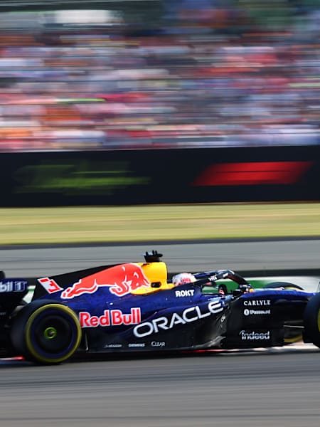 Max Verstappen en piste lors des qualifications du Sprint, avant le Grand Prix de Grande-Bretagne de F1 2026 à Silverstone.