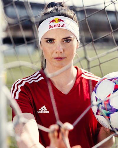 Sarah Zadrazil seen during a photo shoot in Salzburg, Austria on March 14, 2022 