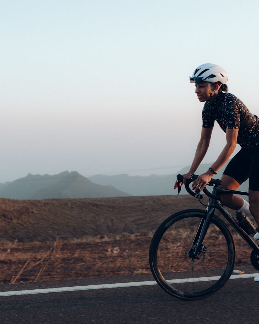 women in cycling shorts
