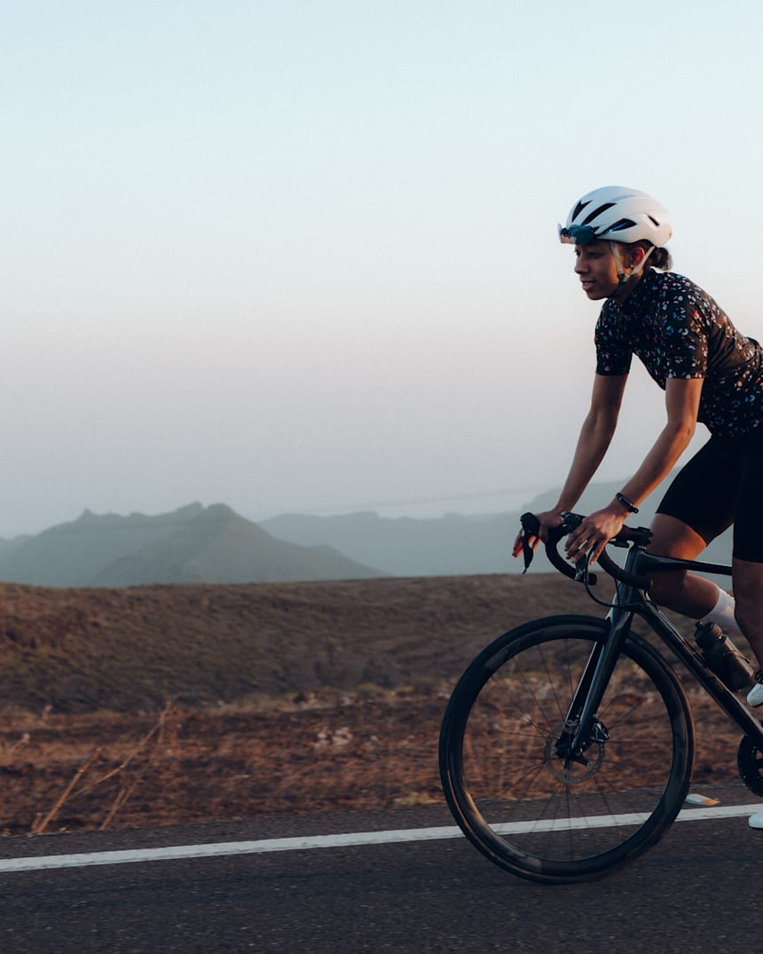 womens red cycling shorts