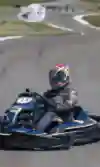 Max Verstappen on track at Red Bull Kart Fight