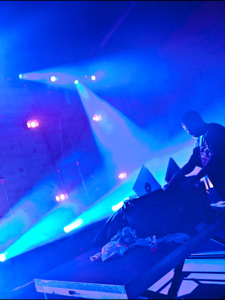 Theo Parrish performs on the Red Bull Music Academy stage at Nuits Sonores in Lyon, France, in 2012.