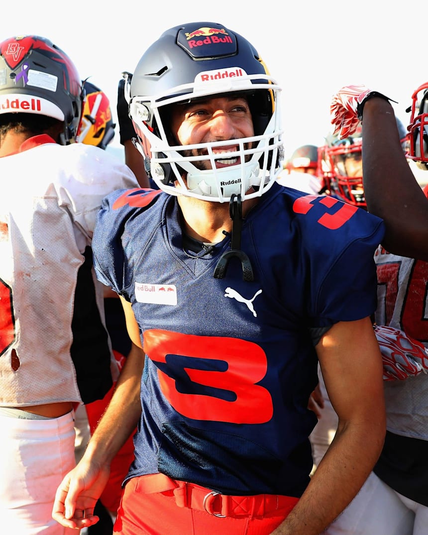 Max Verstappen Daniel Ricciardo Do American Football