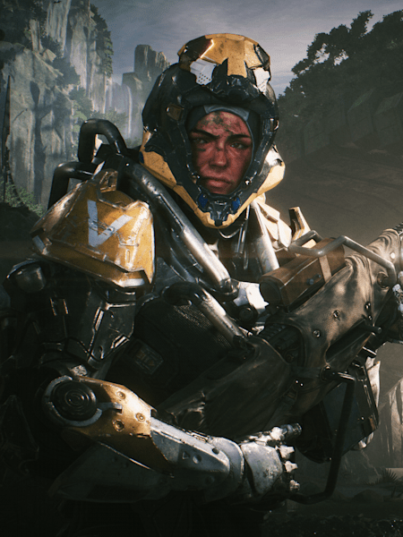Art of different Javelins in Anthem, the new video game by Bioware.