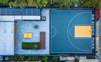 Donnie Taco Basketball Court