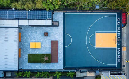 Donnie Taco Basketball Court