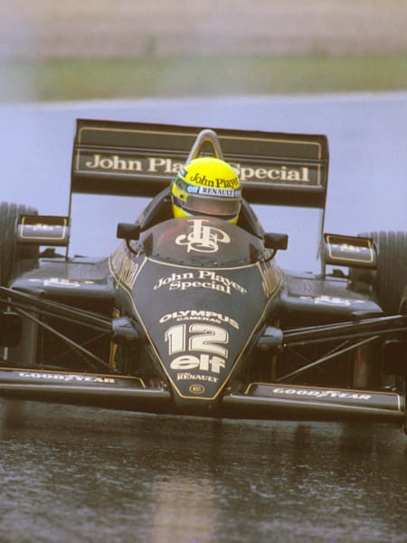 Senna taming the powerful Lotus 97T