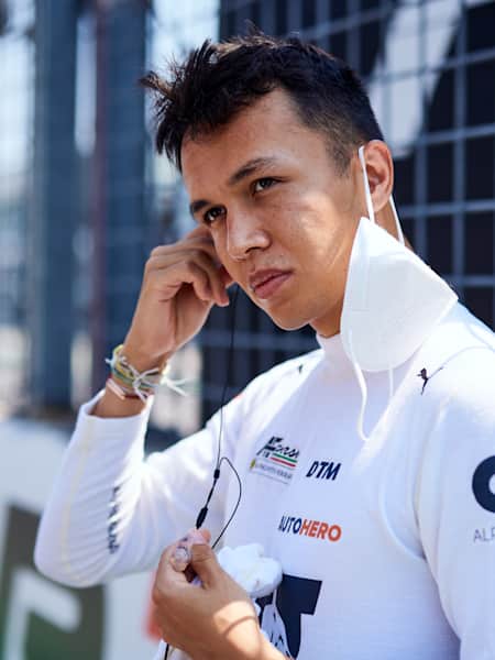 Alexander Albon at EuroSpeedway Lausitz, Germany during Rd 2 of the DTM on July 24, 2021.