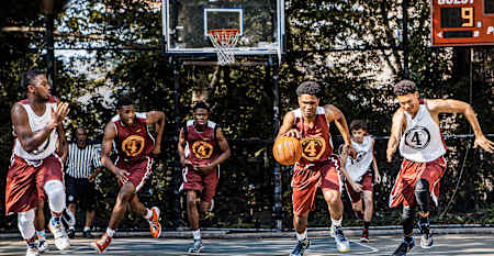 The West 4th court is far smaller than a regulation court.