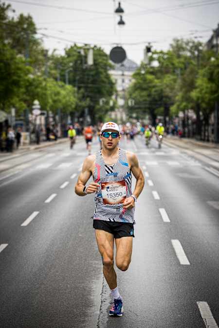 Tom Evans at the Wings for Life World Run Flagship Run in Vienna, Austria.