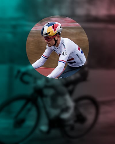 Thomas Pidcock in action at UCI cyclocross World Cup in Rucphen, Belgium on December 18, 2021