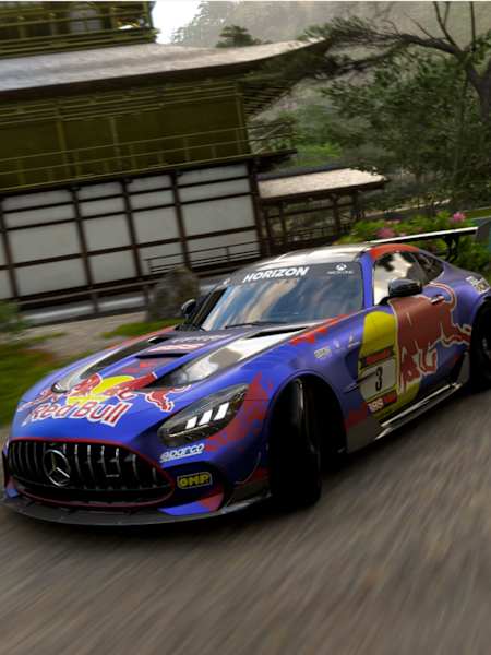 Screenshot aus Forza Horizon 6 zeigt den 2020 Mercedes-AMG GT Black Series