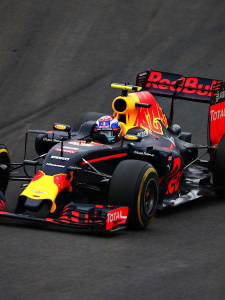 Max Verstappen of Red Bull Racing on track.
