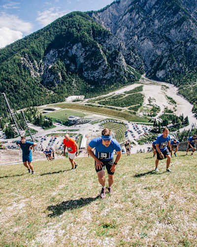 Tekmovalci na Red Bull 400 Planica.