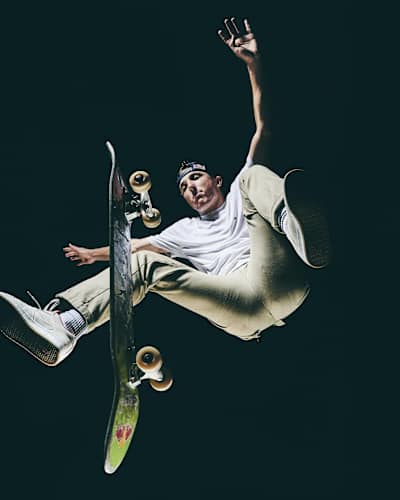 Mikey Mendoza performs a 360 Flip in Newcastle, Australia on March 23, 2016.
