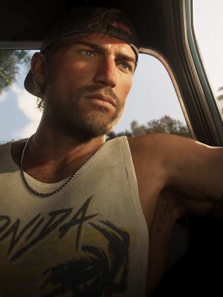 Jason Duval waits in a car in Grand Theft Auto VI / GTA 6.