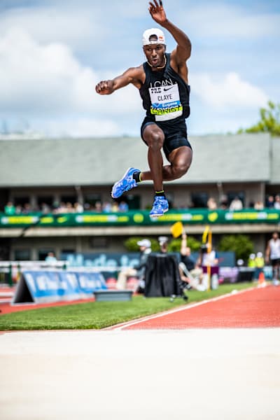 Will Claye at the 2018 Prefontaine Classic IAAF Diamond League meet