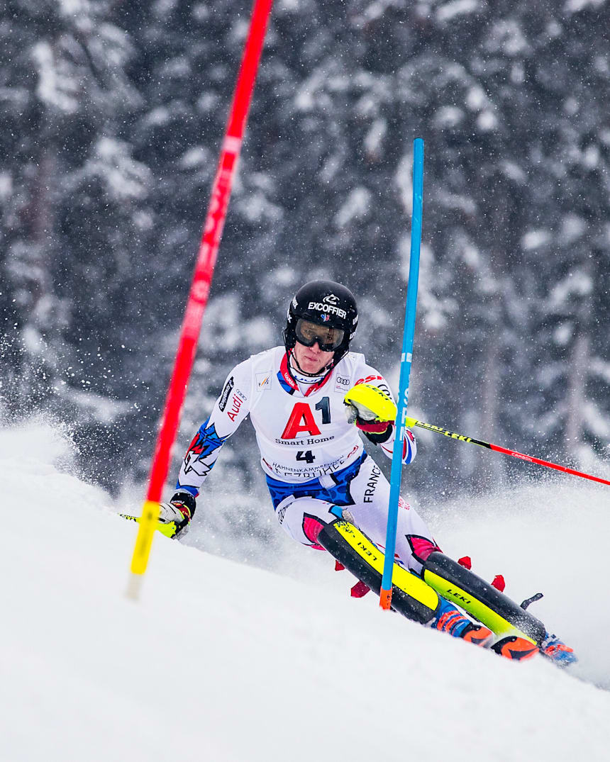 Fis Skiing World Cup Zagreb Slalom Clement Noel Wins