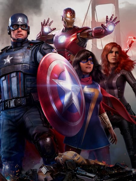 Drużyna Avengers w komplecie - screen gry z Marvel's Avengers