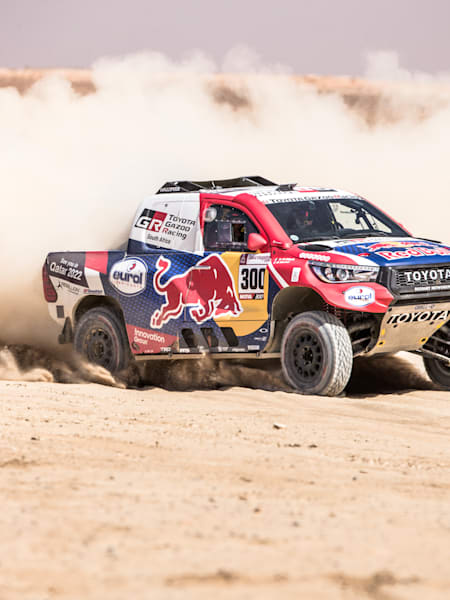 A photo of the Toyota Gazoo Racing Hilux