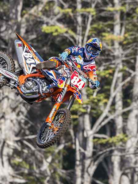 Las mejores motos de MX para principiantes - KTM 250 SX-F