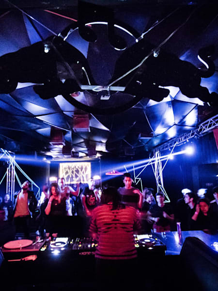 Venue of Valesuchi during the RBMA Club Nights at Baum Club in Bogota, Colombia on September 14, 2017.