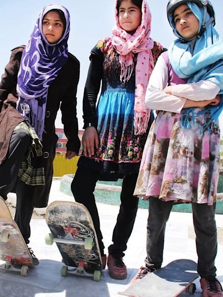 The ladies of Skateistan