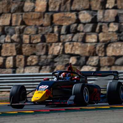 Ernesto Rivera racing Eurocup-3 in Aragon 2025