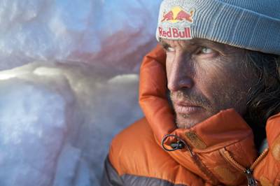 Kletter-Profi Stefan Glowacz bei der Baffin Island Expedition 2008.