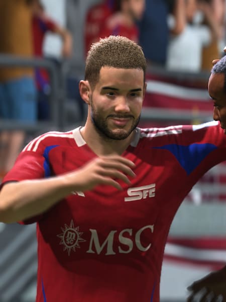 Goal celebrations in FC 26 by several players from the Swiss Super League.