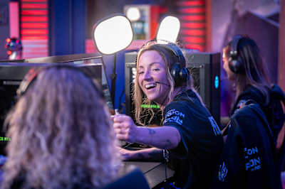 Petra seen during day 1 of Red Bull Instalock at the Red Bull Gaming Sphere, London, United Kingdom on 20. April 2024