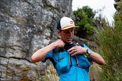 Ryan Sandes is seen during the Lighthouse To Lighthouse run in Cape Town, South Africa on February 19, 2021. 