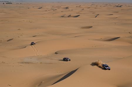 Mitch Guthrie and Kellon Walch on their Ford Raptor of the Ford M-Sport Team during the Stage 2 of the Dakar 2025 from January 5 to 6, 2025 around Bisha, Saudi Arabia.