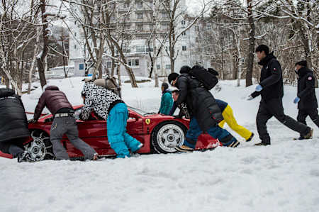 F40雪山キャンプ、その裏側