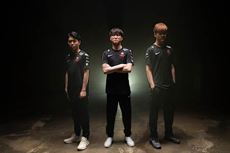 Una imagen del equipo LCK League of Legends de T1.